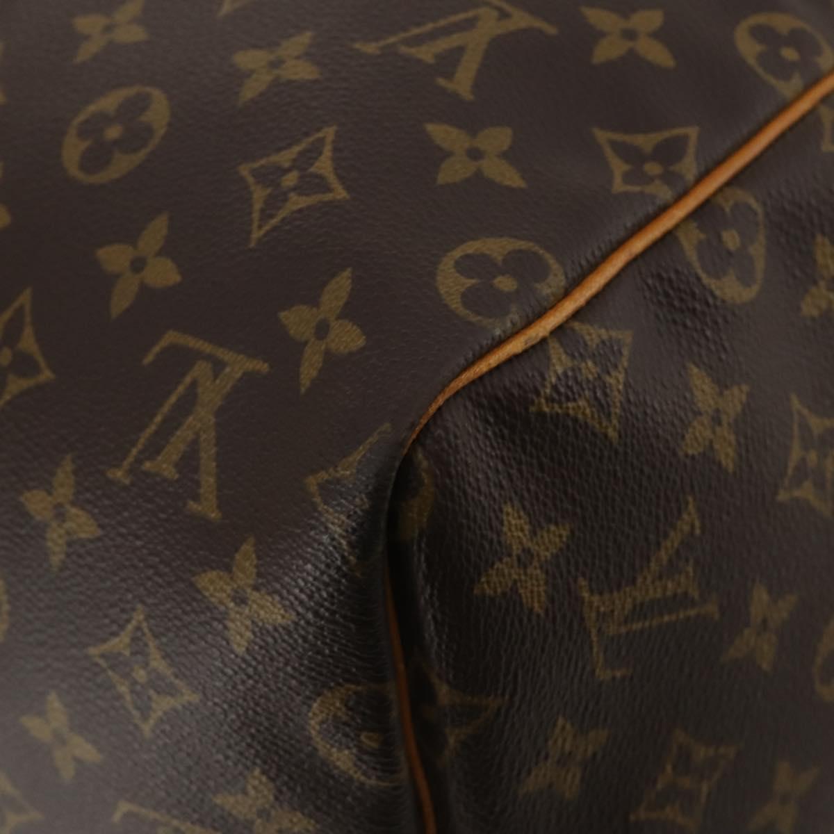 LOUIS VUITTON Monogram Keepall 55 Boston Bag M41424 LV Auth 192989