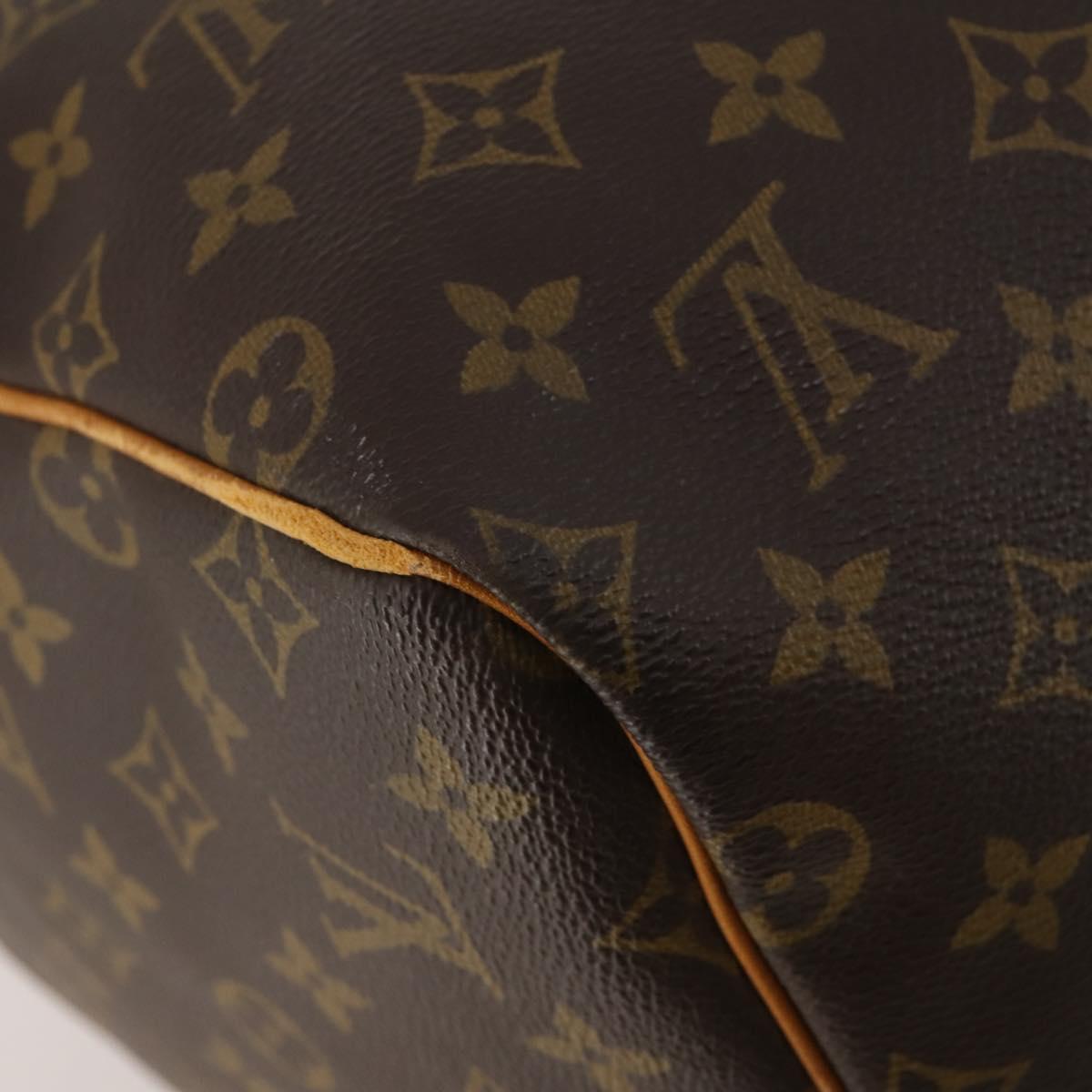 LOUIS VUITTON Monogram Keepall 55 Boston Bag M41424 LV Auth 192989