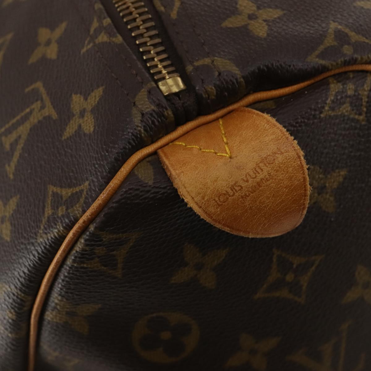 LOUIS VUITTON Monogram Keepall 55 Boston Bag M41424 LV Auth 192989