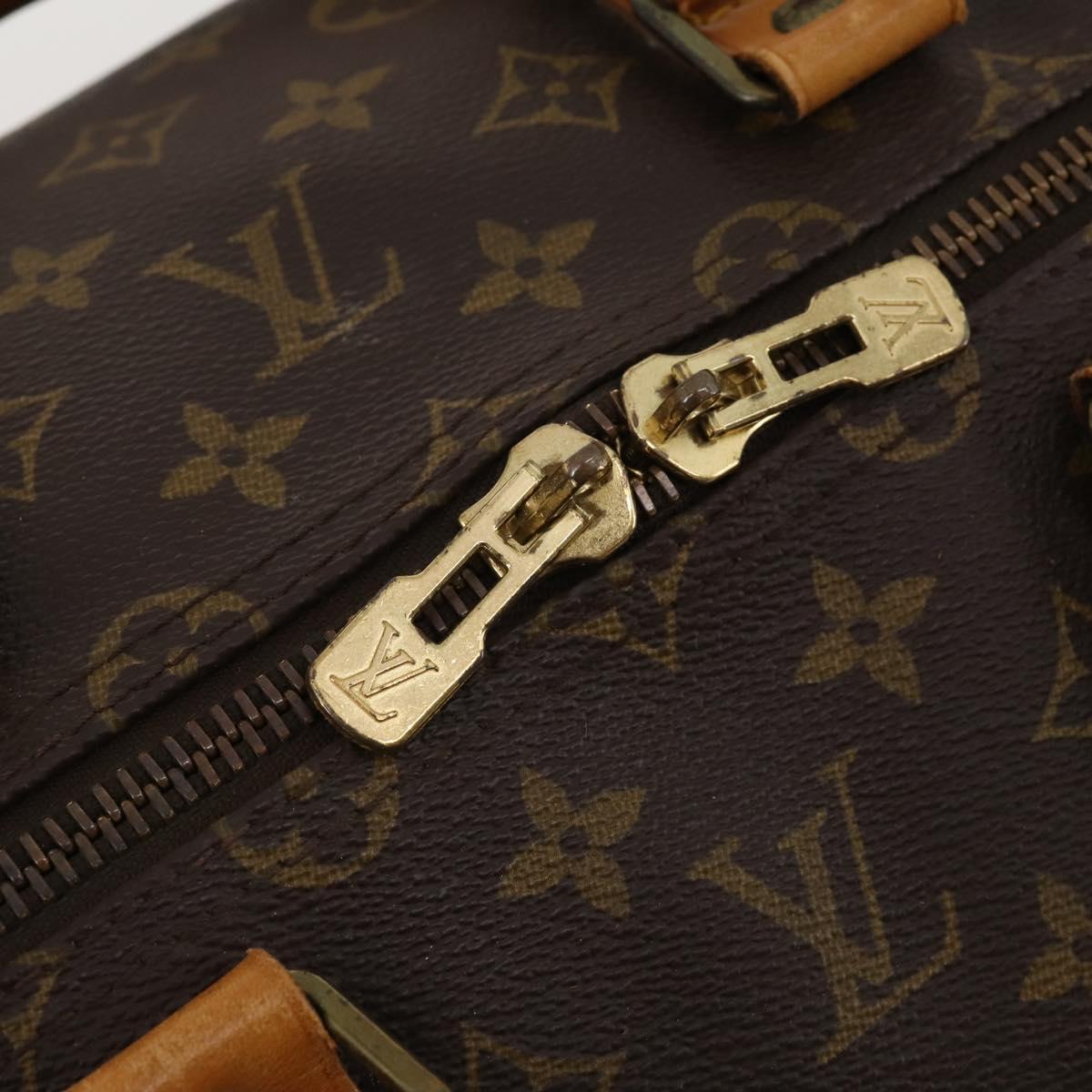 LOUIS VUITTON Monogram Keepall 55 Boston Bag M41424 LV Auth 192989