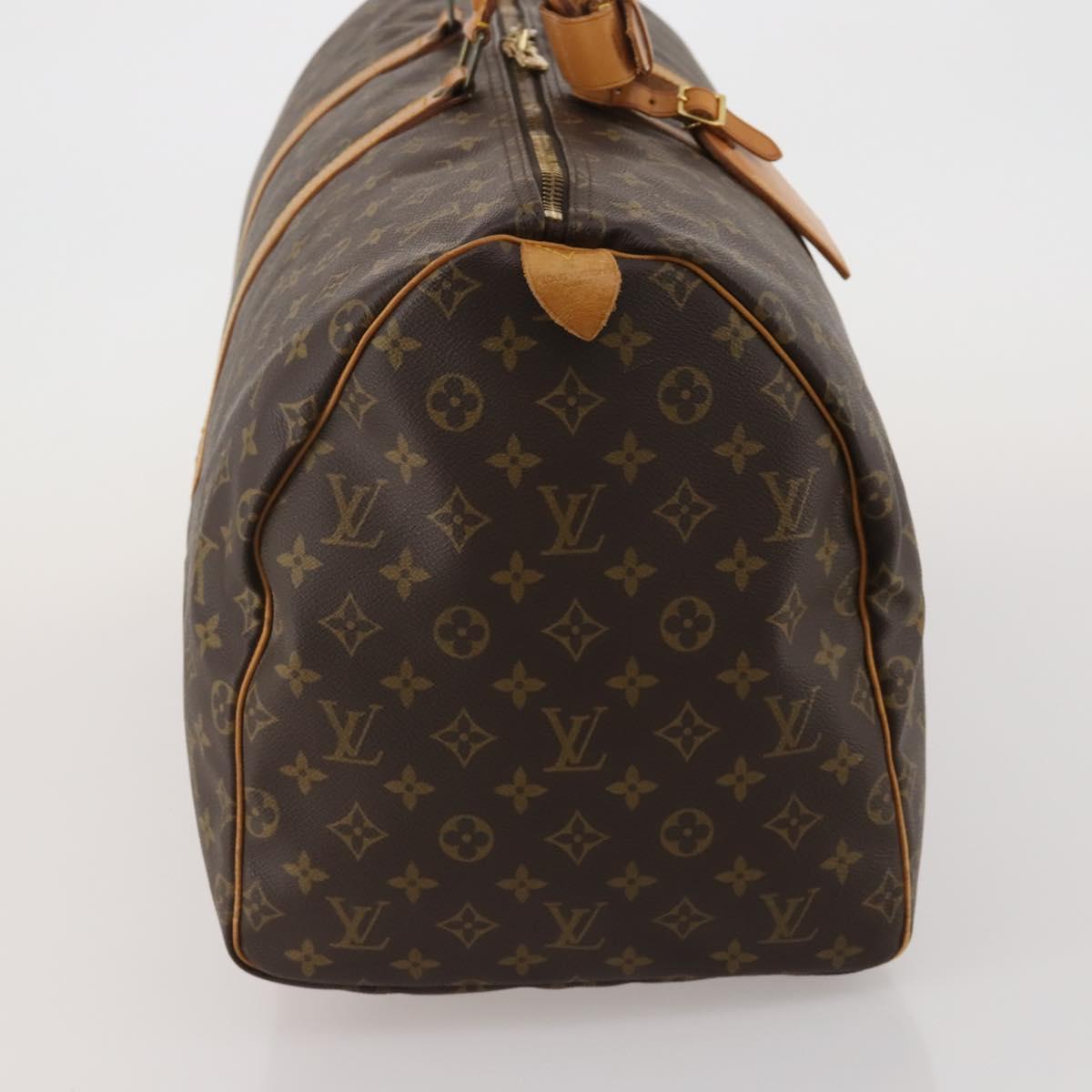 LOUIS VUITTON Monogram Keepall 55 Boston Bag M41424 LV Auth 192989