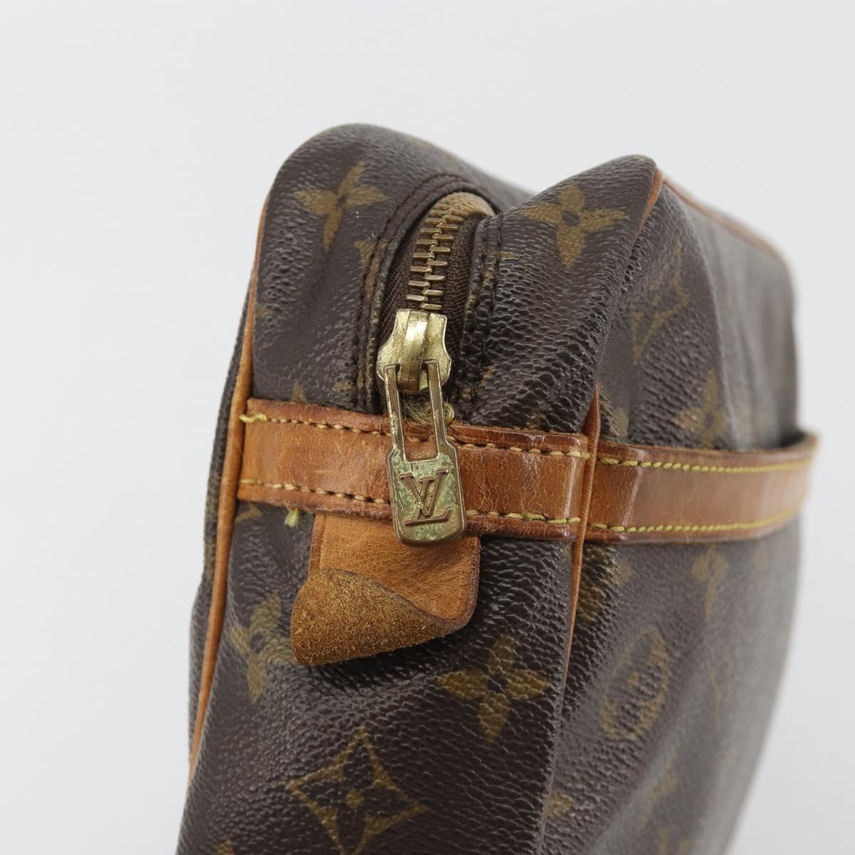 LOUIS VUITTON Monogram Compiegne 28 Clutch Bag M51845 LV Auth 192990
