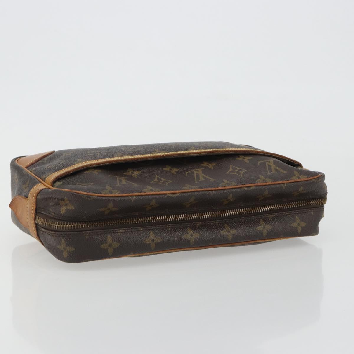 LOUIS VUITTON Monogram Compiegne 28 Clutch Bag M51845 LV Auth 192990