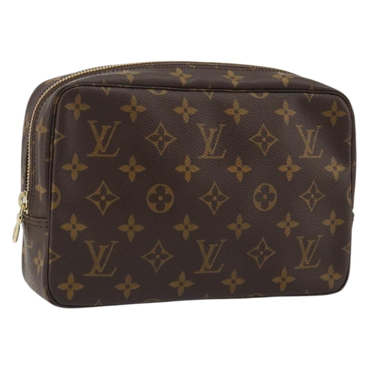 LOUIS VUITTON Monogram Trousse Toilette 23 Clutch Bag M47524 LV Auth 192991