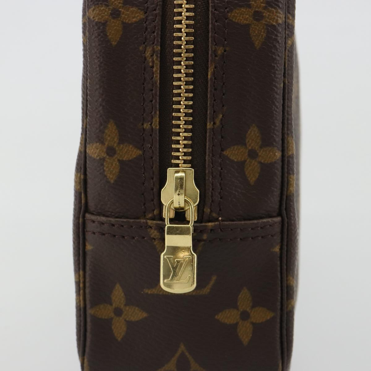 LOUIS VUITTON Monogram Trousse Toilette 23 Clutch Bag M47524 LV Auth 192991