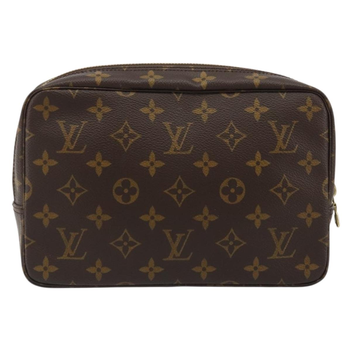 LOUIS VUITTON Monogram Trousse Toilette 23 Clutch Bag M47524 LV Auth 192991