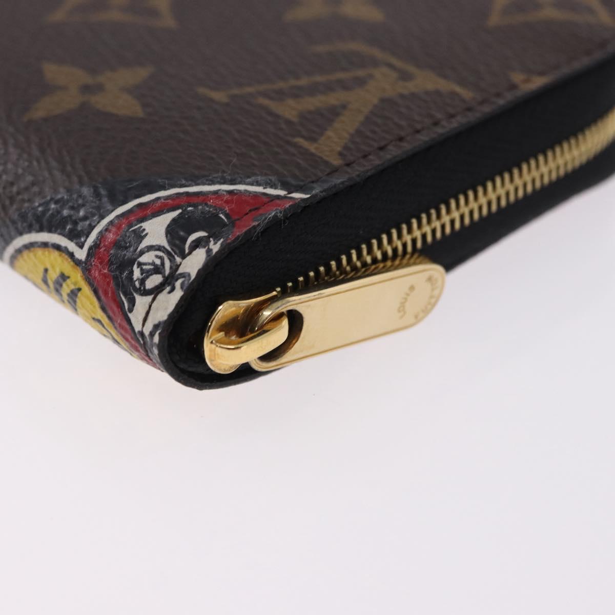 LOUIS VUITTON Monogram Zippy Coin Purse Yamamoto Hirosai M67250 LV Auth 192992M