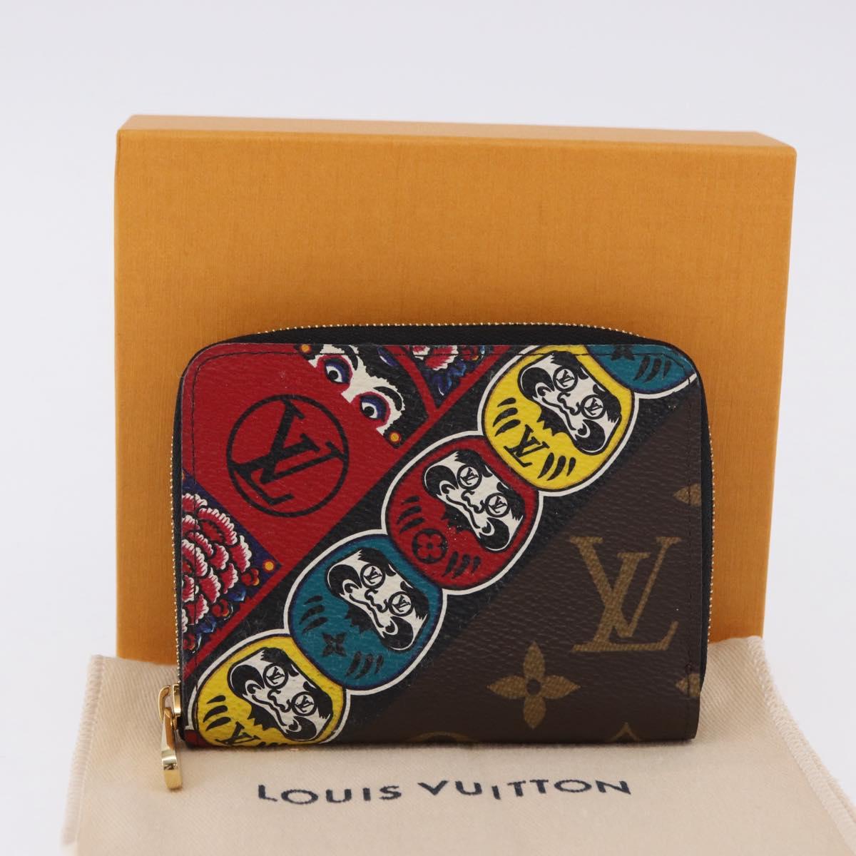 LOUIS VUITTON Monogram Zippy Coin Purse Yamamoto Hirosai M67250 LV Auth 192992M
