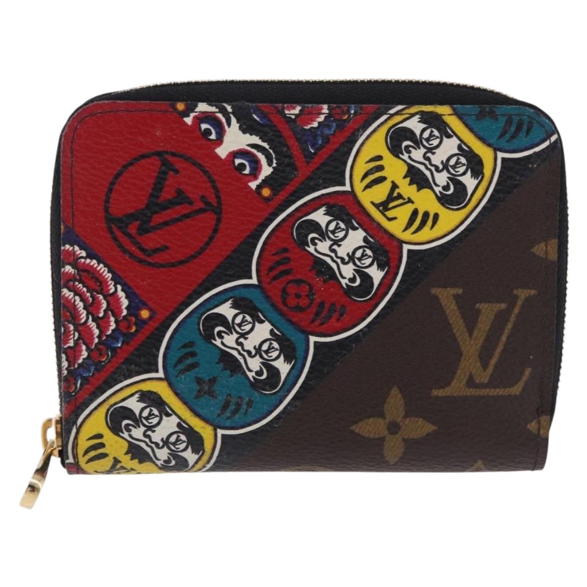 LOUIS VUITTON Monogram Zippy Coin Purse Yamamoto Hirosai M67250 LV Auth 192992M
