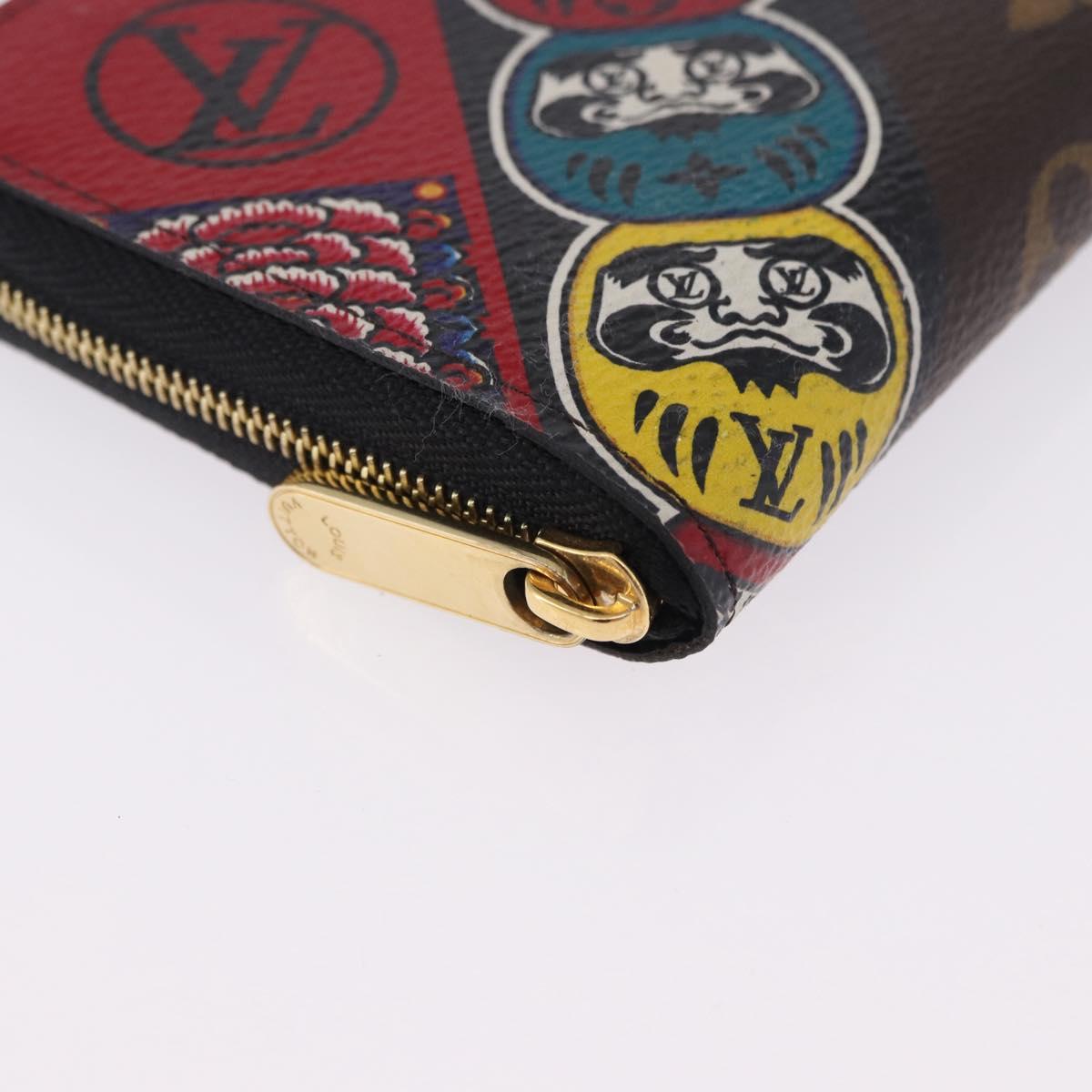 LOUIS VUITTON Monogram Zippy Coin Purse Yamamoto Hirosai M67250 LV Auth 192992M