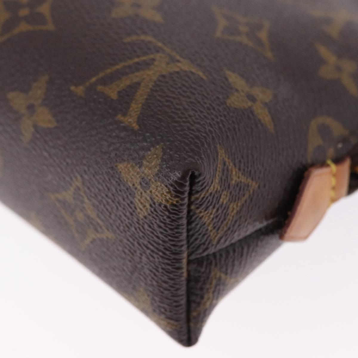 LOUIS VUITTON Monogram Pochette Cosmetic GM Cosmetic Pouch M47353 Auth 192996A
