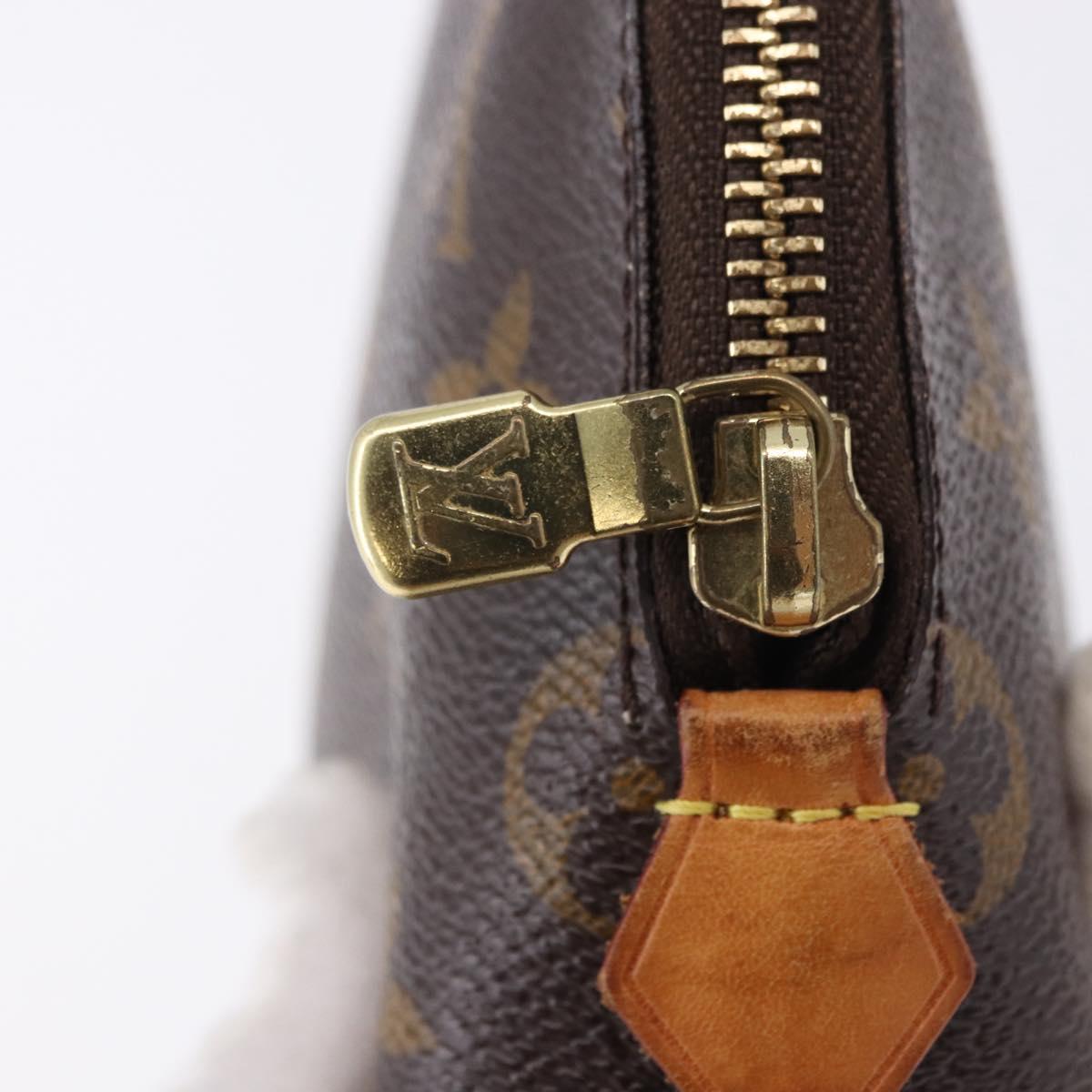LOUIS VUITTON Monogram Pochette Cosmetic GM Cosmetic Pouch M47353 Auth 192996A