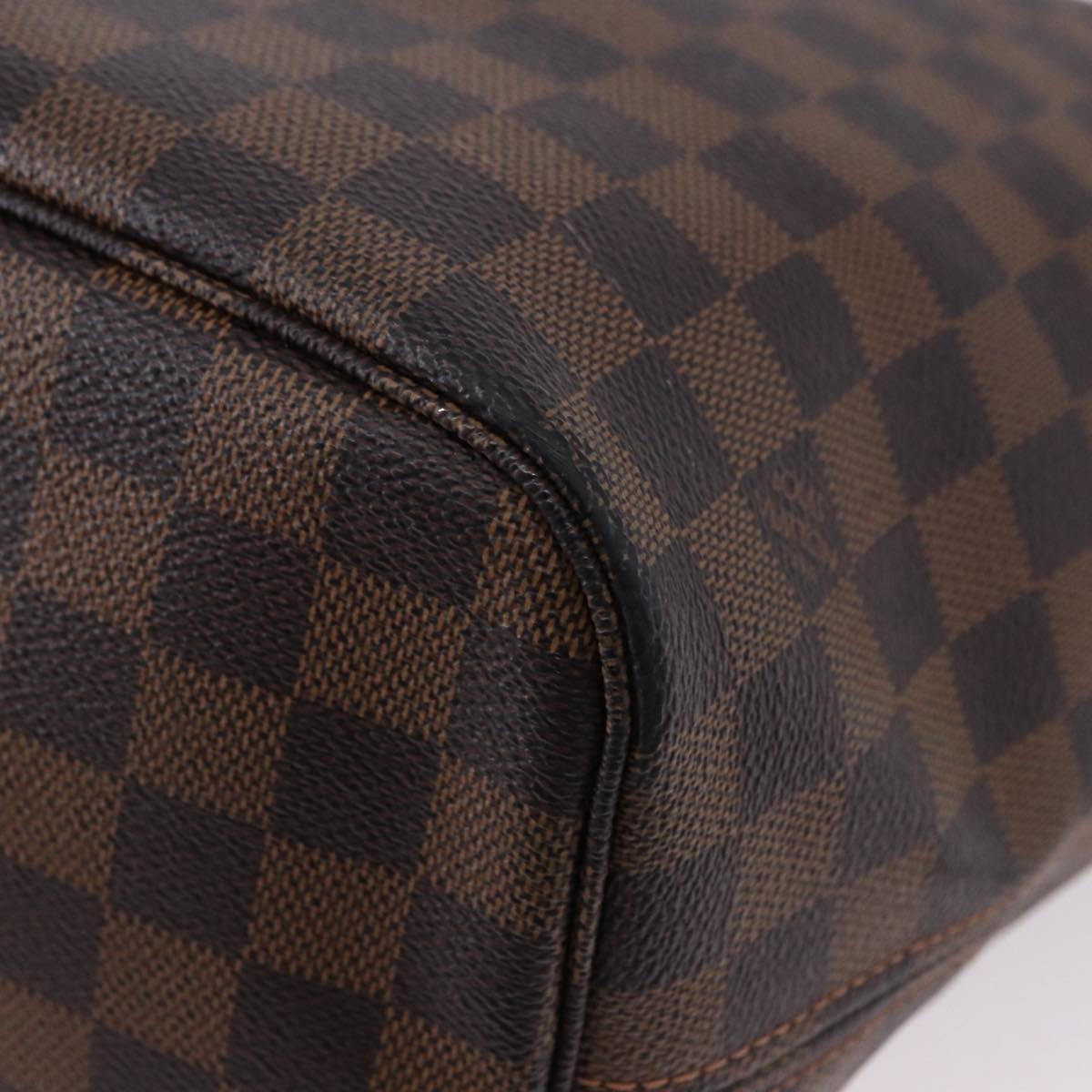 LOUIS VUITTON Damier Ebene Neverfull MM Tote Bag N51105 LV Auth 192997A