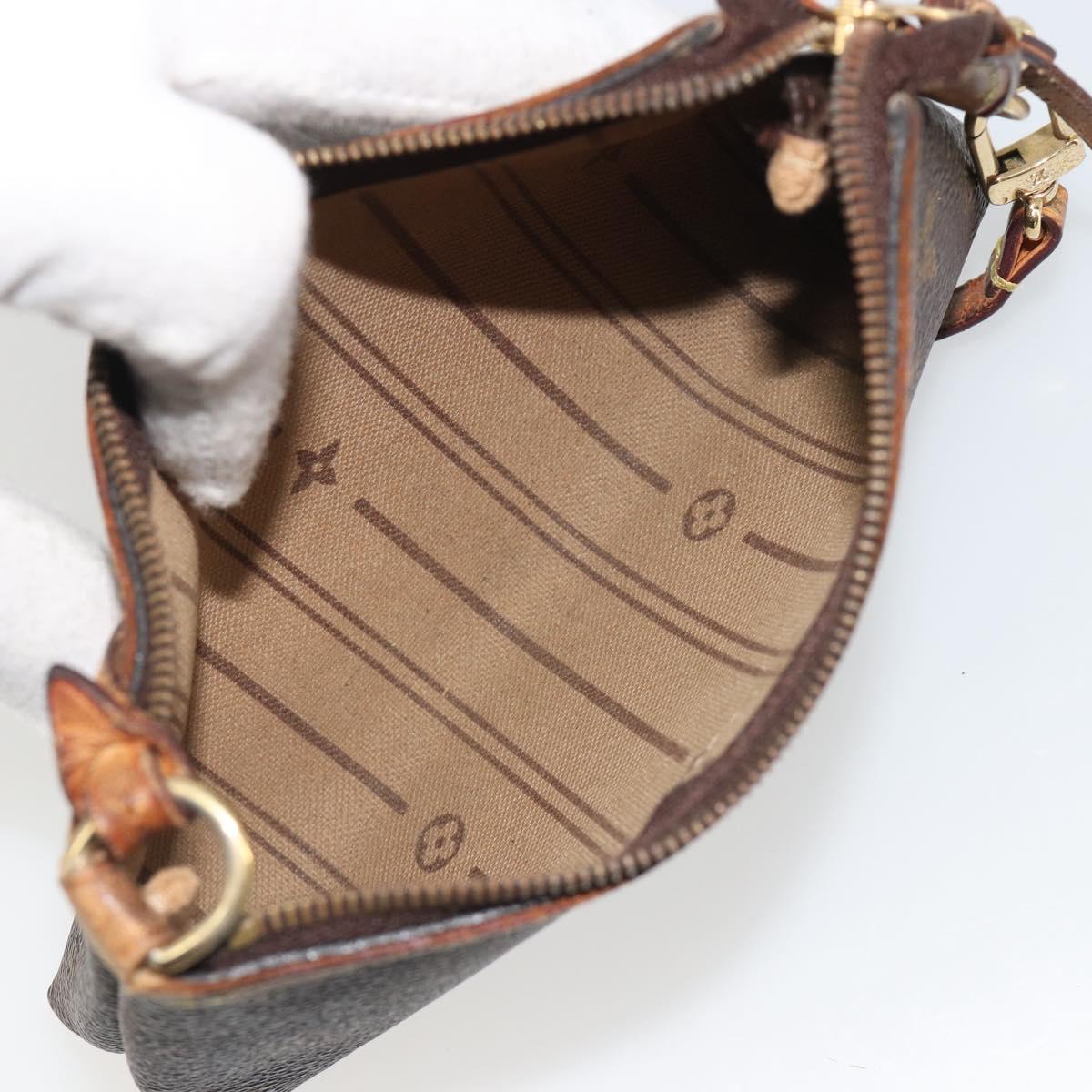 LOUIS VUITTON Monogram Mini Pochette Delight Full Pouch M40309 LV Auth 192999