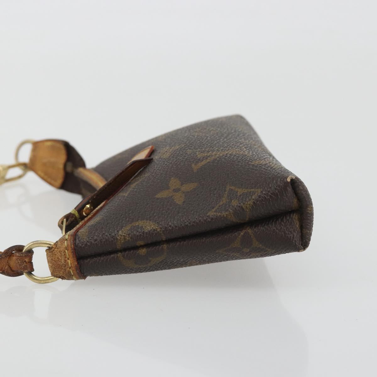 LOUIS VUITTON Monogram Mini Pochette Delight Full Pouch M40309 LV Auth 192999