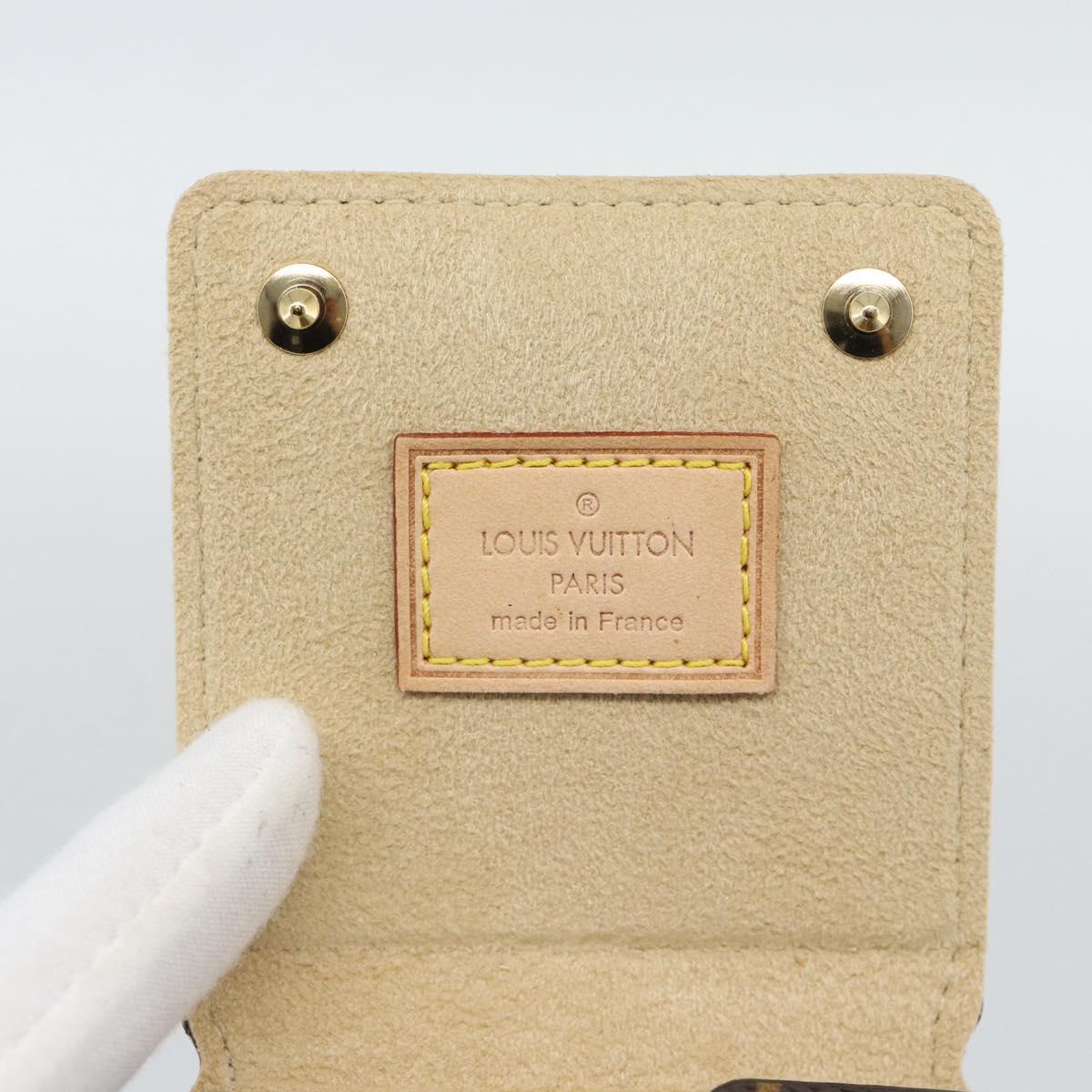 LOUIS VUITTON Monogram Jewelry Case Jewelry Box LV Auth 193000V