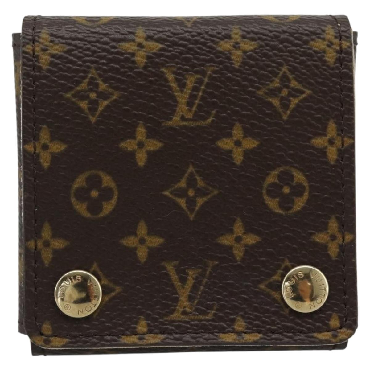 LOUIS VUITTON Monogram Jewelry Case Jewelry Box LV Auth 193000V
