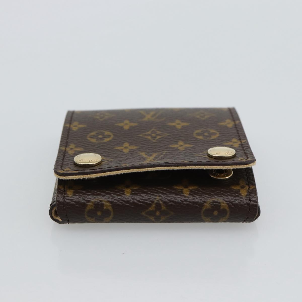 LOUIS VUITTON Monogram Jewelry Case Jewelry Box LV Auth 193000V