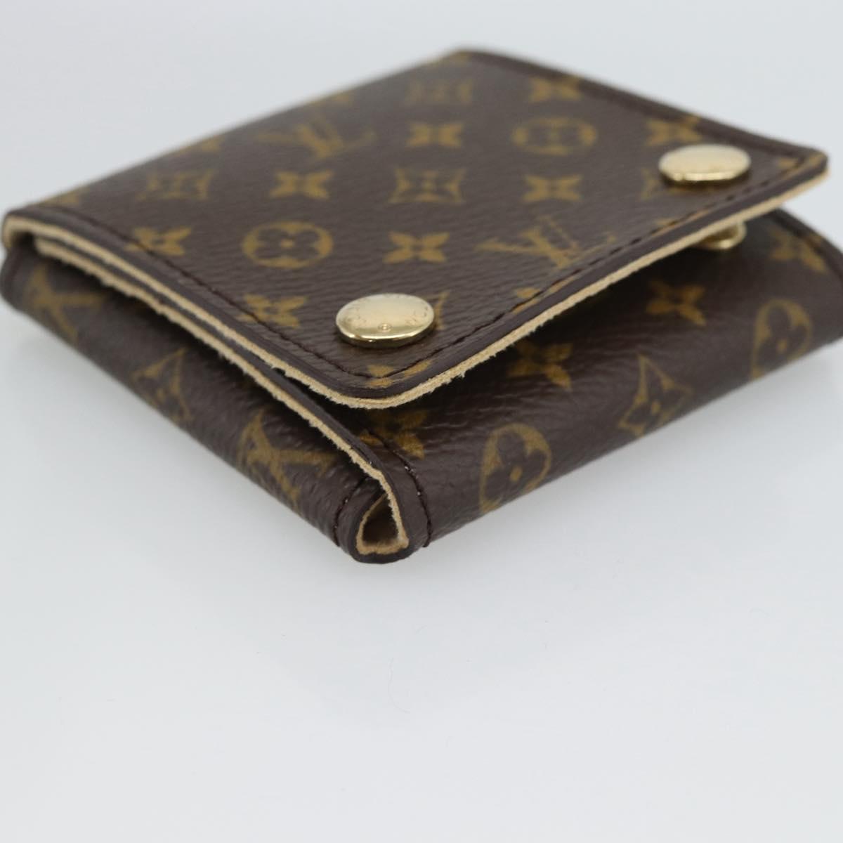 LOUIS VUITTON Monogram Jewelry Case Jewelry Box LV Auth 193000V
