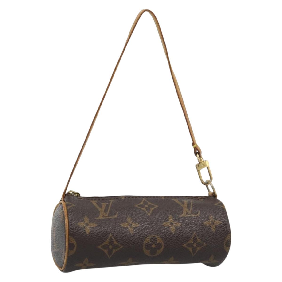 LOUIS VUITTON Monogram Papillon Pouch LV Auth 193005