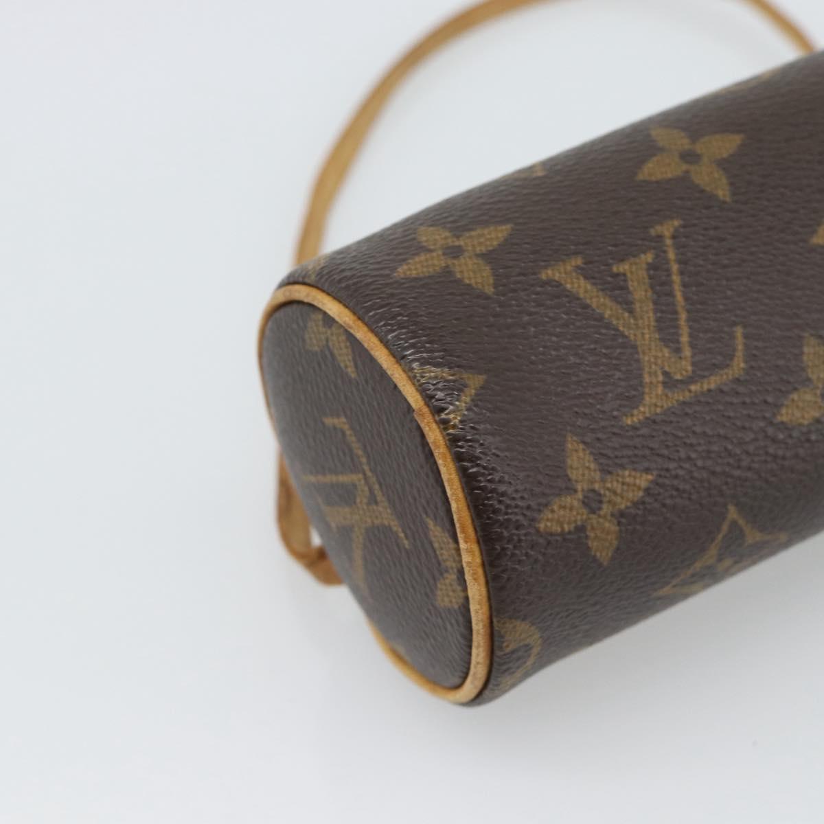 LOUIS VUITTON Monogram Papillon Pouch LV Auth 193005