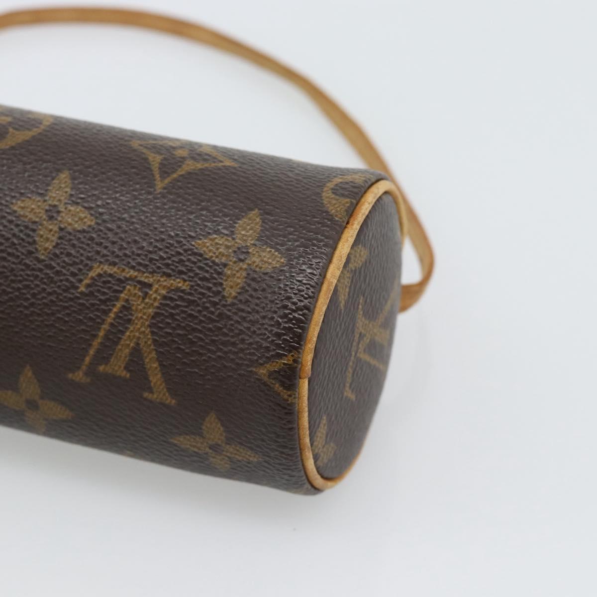LOUIS VUITTON Monogram Papillon Pouch LV Auth 193005
