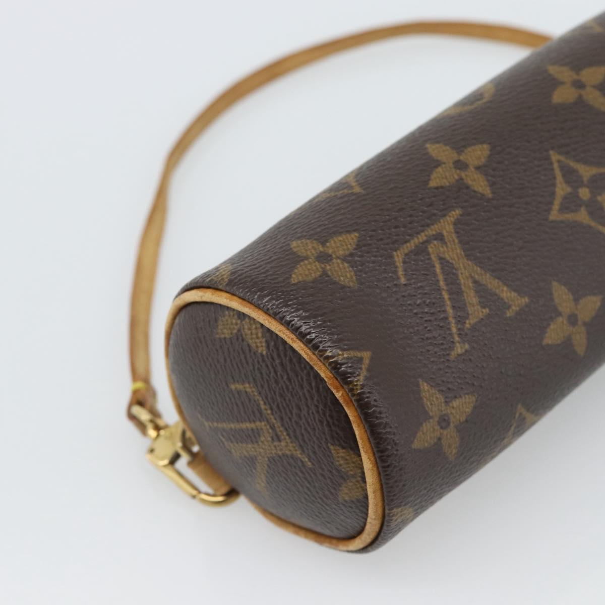 LOUIS VUITTON Monogram Papillon Pouch LV Auth 193005