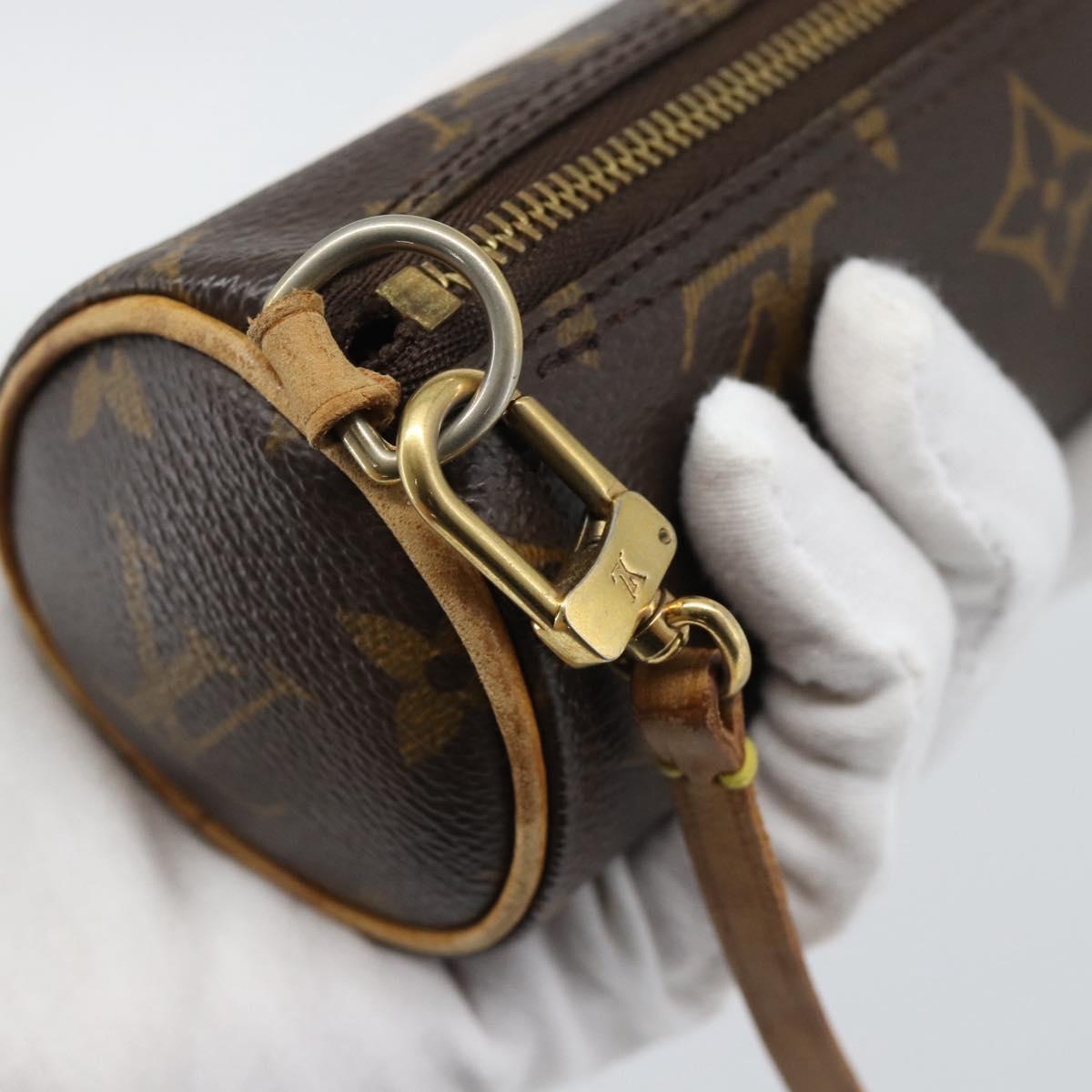 LOUIS VUITTON Monogram Papillon Pouch LV Auth 193005