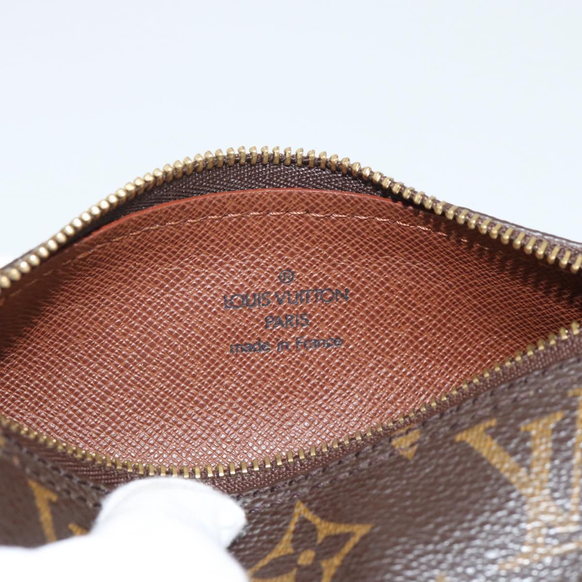LOUIS VUITTON Monogram Papillon Pouch LV Auth 193005