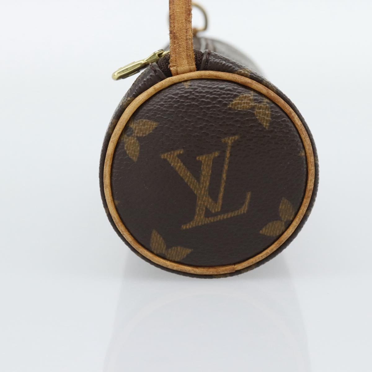 LOUIS VUITTON Monogram Papillon Pouch LV Auth 193005