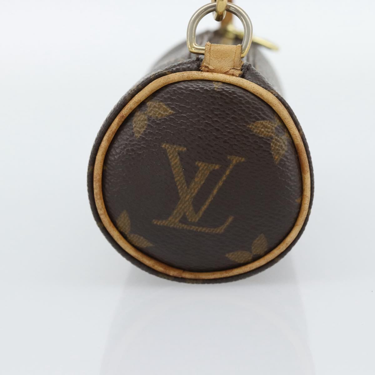 LOUIS VUITTON Monogram Papillon Pouch LV Auth 193005