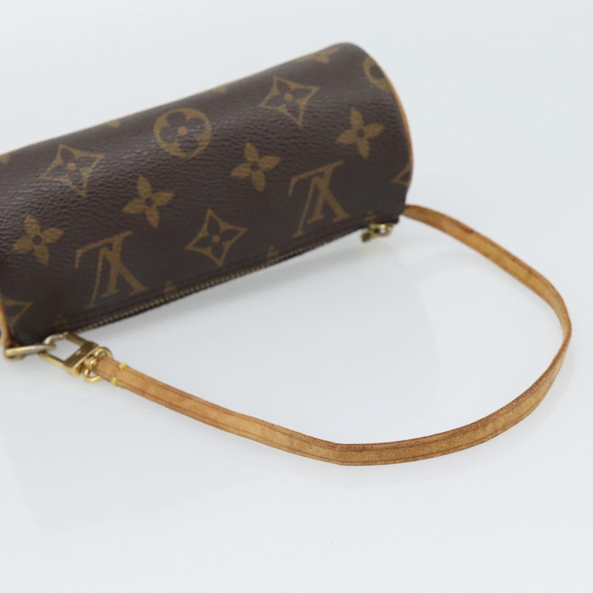 LOUIS VUITTON Monogram Papillon Pouch LV Auth 193005