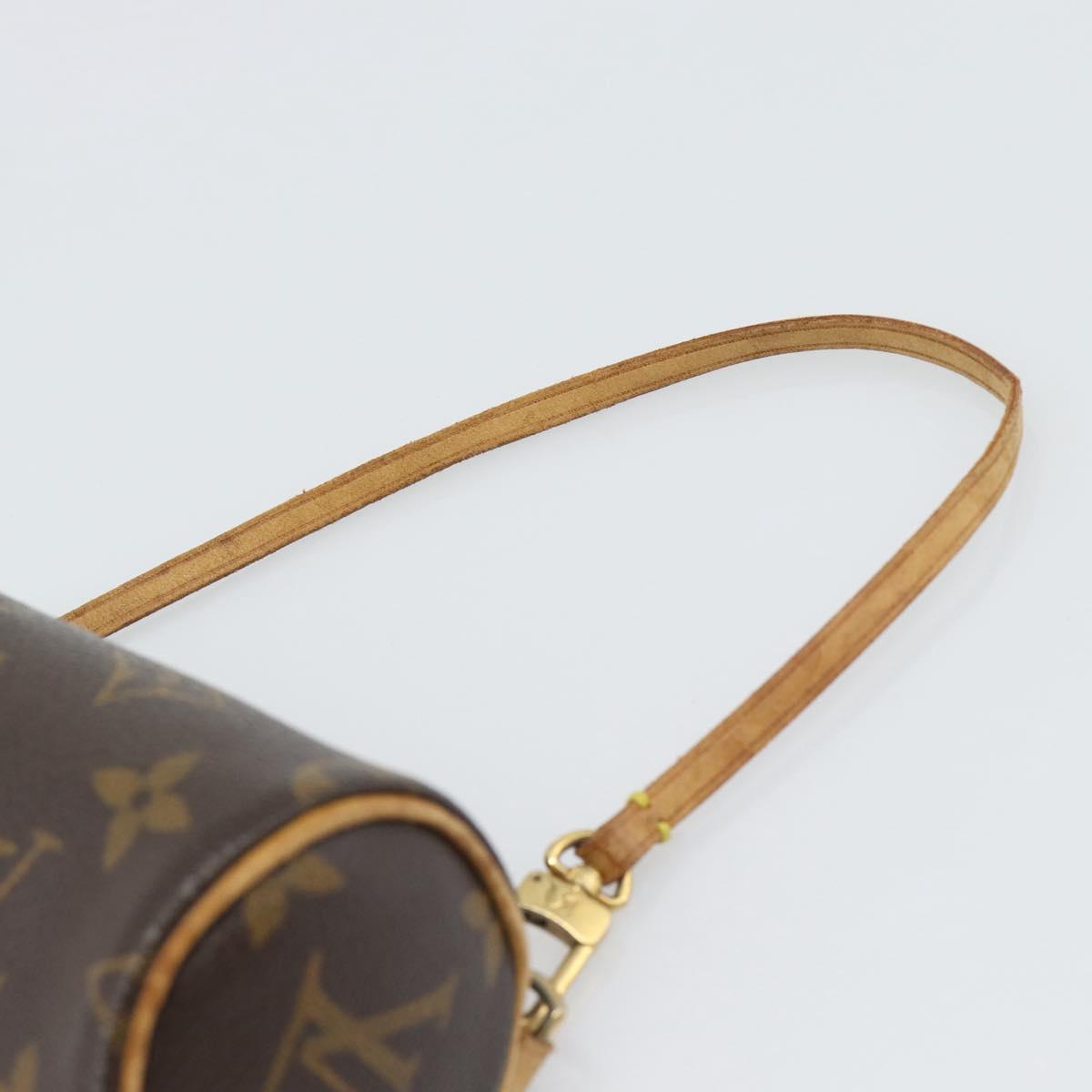 LOUIS VUITTON Monogram Papillon Pouch LV Auth 193005