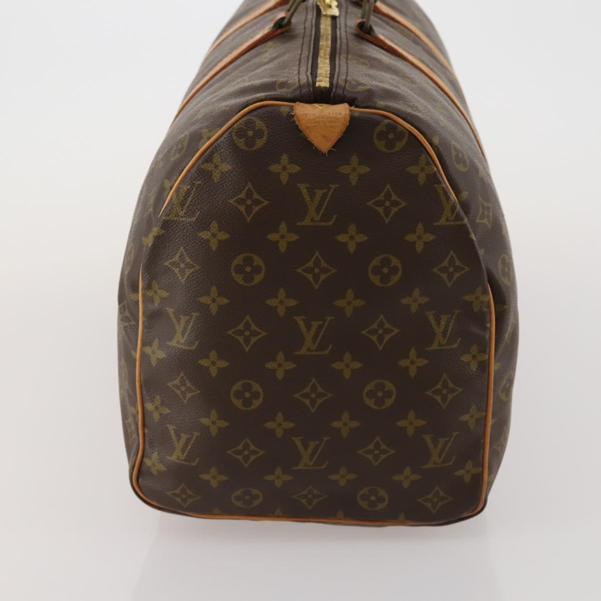 LOUIS VUITTON Monogram Keepall 50 Boston Bag M41426 LV Auth 193007A