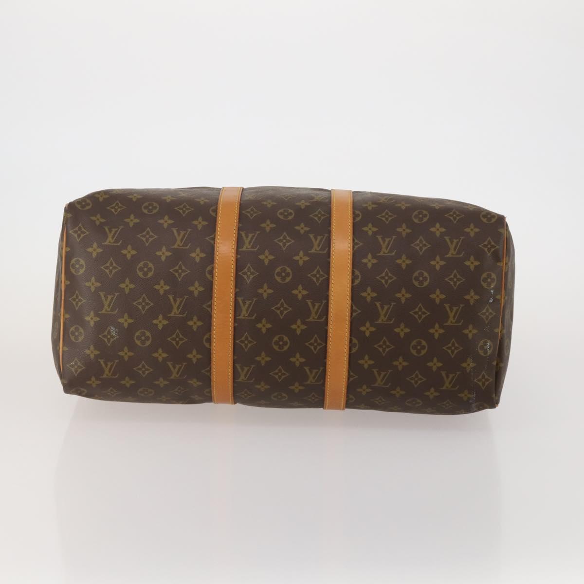 LOUIS VUITTON Monogram Keepall 50 Boston Bag M41426 LV Auth 193007A