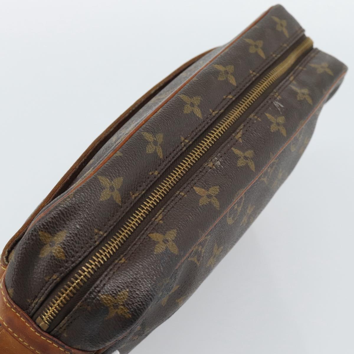 LOUIS VUITTON Monogram Compiegne 28 Clutch Bag M51845 LV Auth 193008