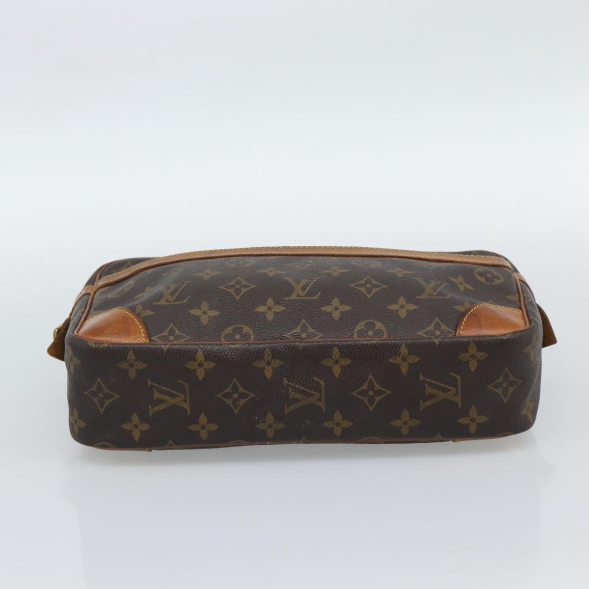 LOUIS VUITTON Monogram Compiegne 28 Clutch Bag M51845 LV Auth 193008