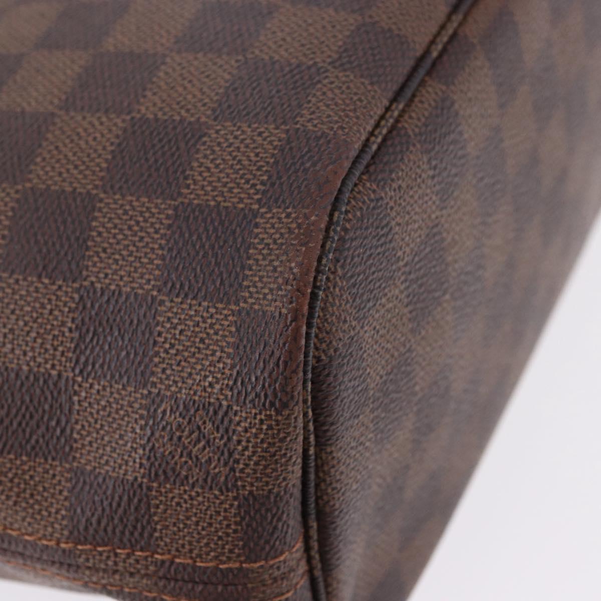 LOUIS VUITTON Damier Ebene Neverfull PM Tote Bag N51109 LV Auth 193009A