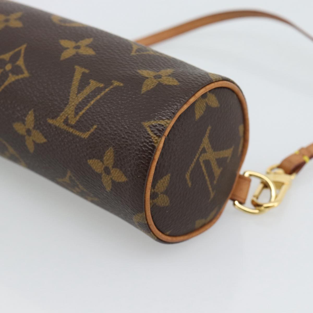 LOUIS VUITTON Monogram Papillon Pouch LV Auth 193015