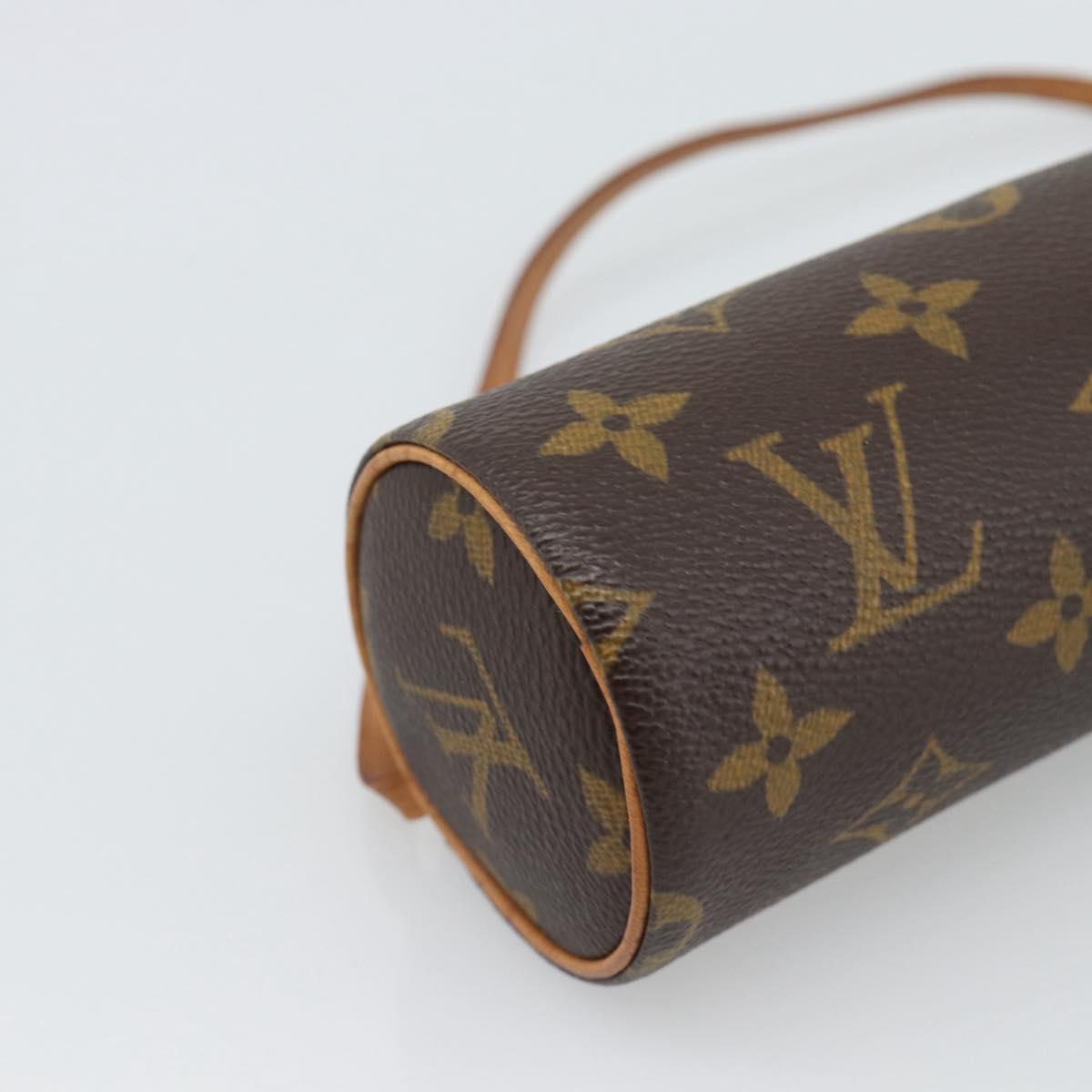 LOUIS VUITTON Monogram Papillon Pouch LV Auth 193015