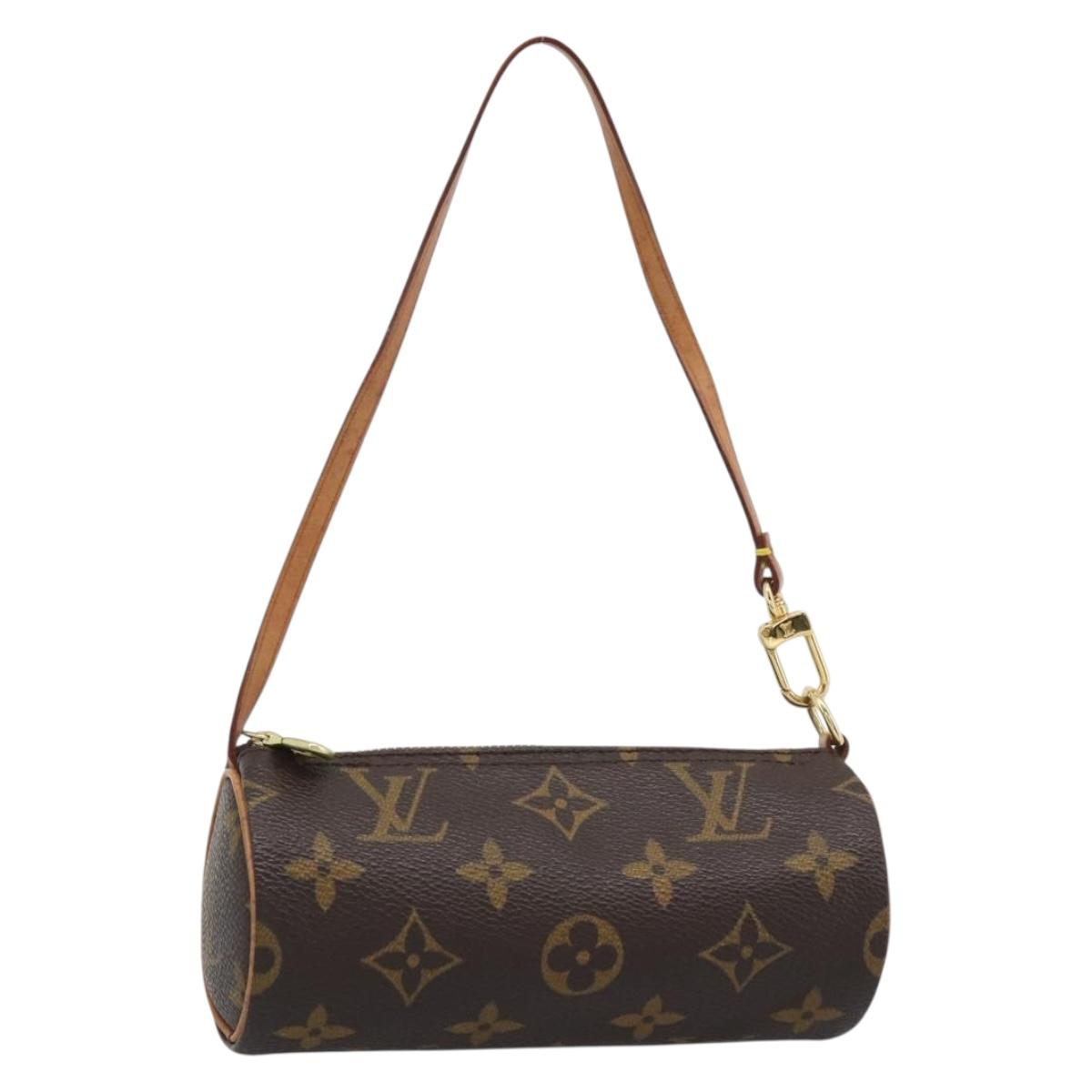 LOUIS VUITTON Monogram Papillon Pouch LV Auth 193015