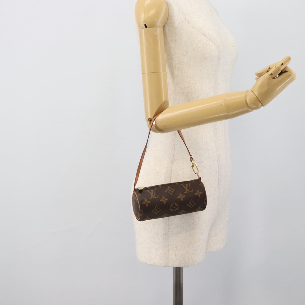 LOUIS VUITTON Monogram Papillon Pouch LV Auth 193015