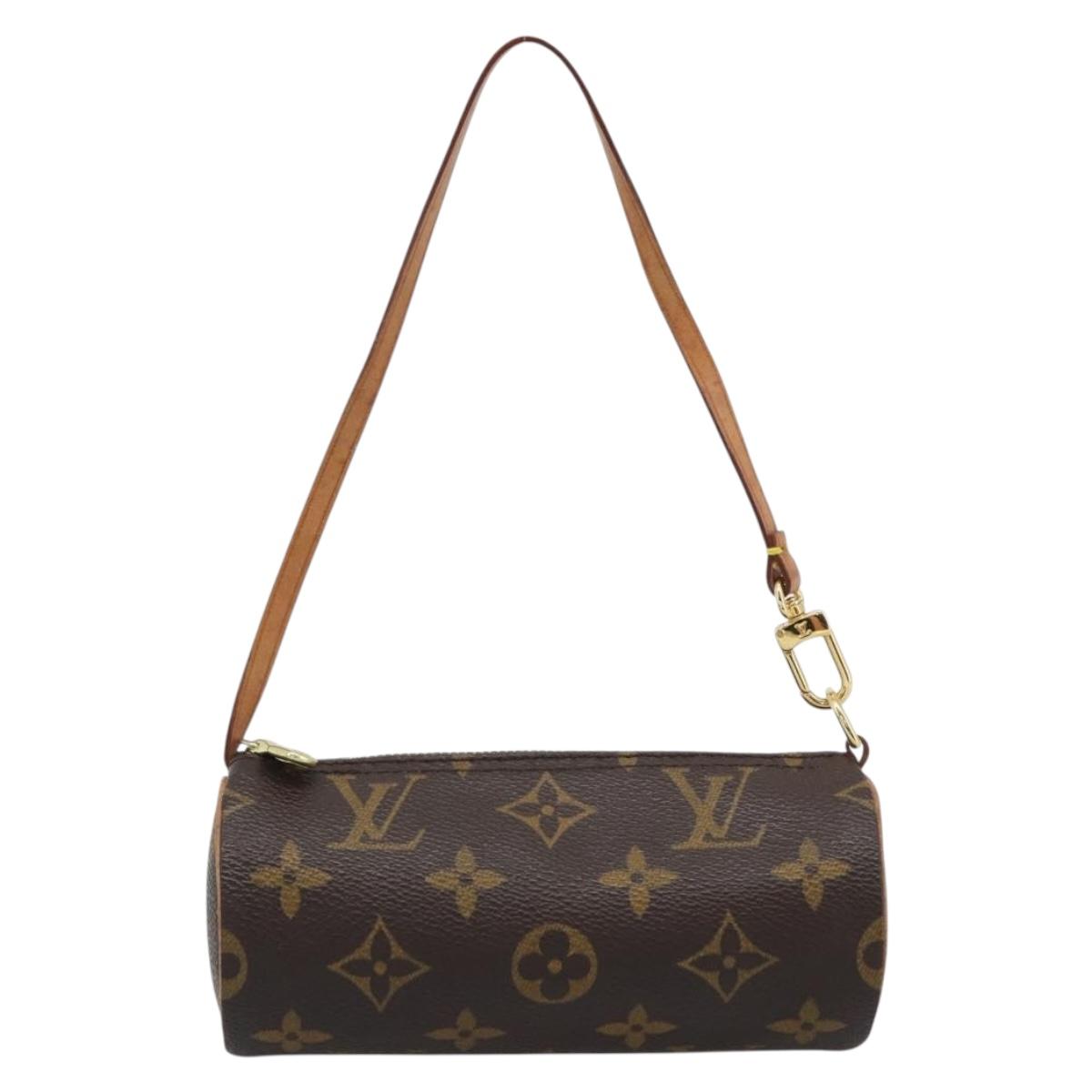 LOUIS VUITTON Monogram Papillon Pouch LV Auth 193015