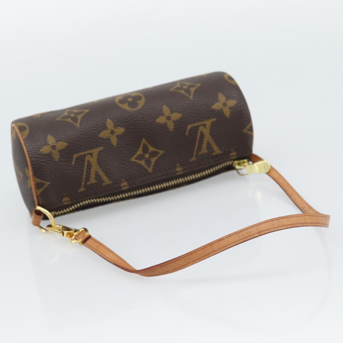 LOUIS VUITTON Monogram Papillon Pouch LV Auth 193015