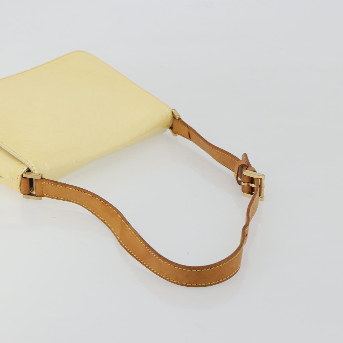 LOUIS VUITTON Monogram Vernis Thompson Street Bag Perle M91203 LV Auth 193024