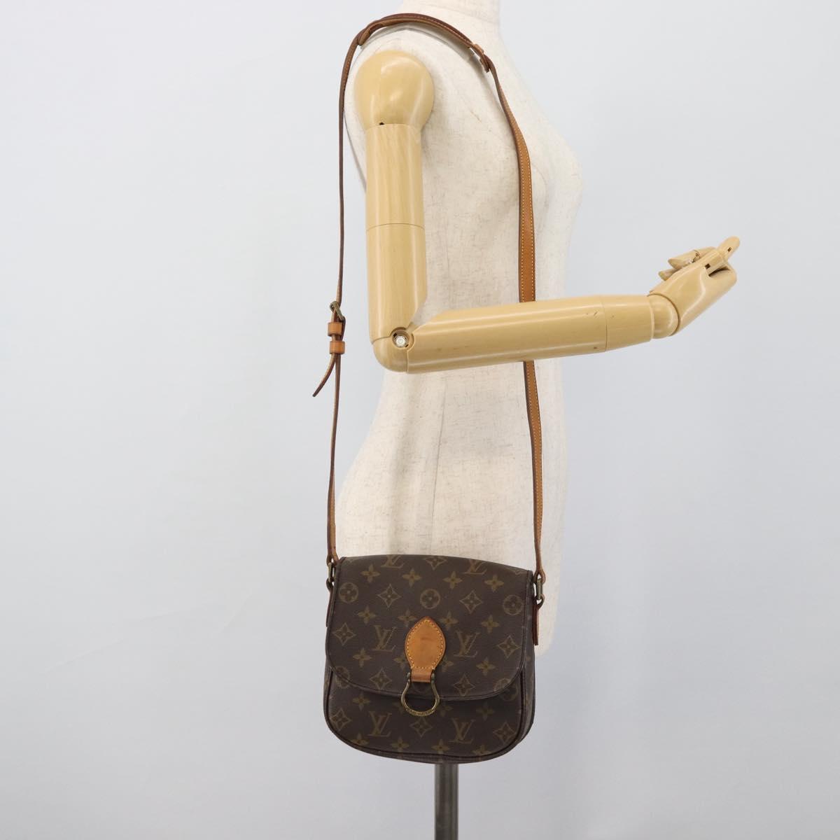 LOUIS VUITTON Monogram Saint Cloud MM Shoulder Bag M51243 LV Auth 193034