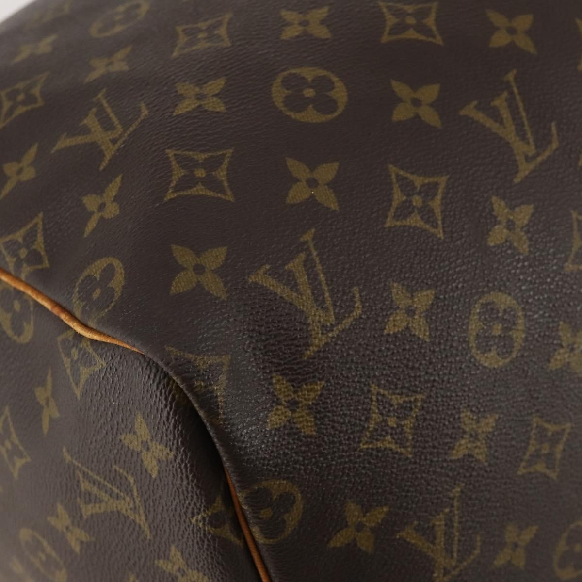 LOUIS VUITTON Monogram Keepall 55 Boston Bag M41424 LV Auth 193036
