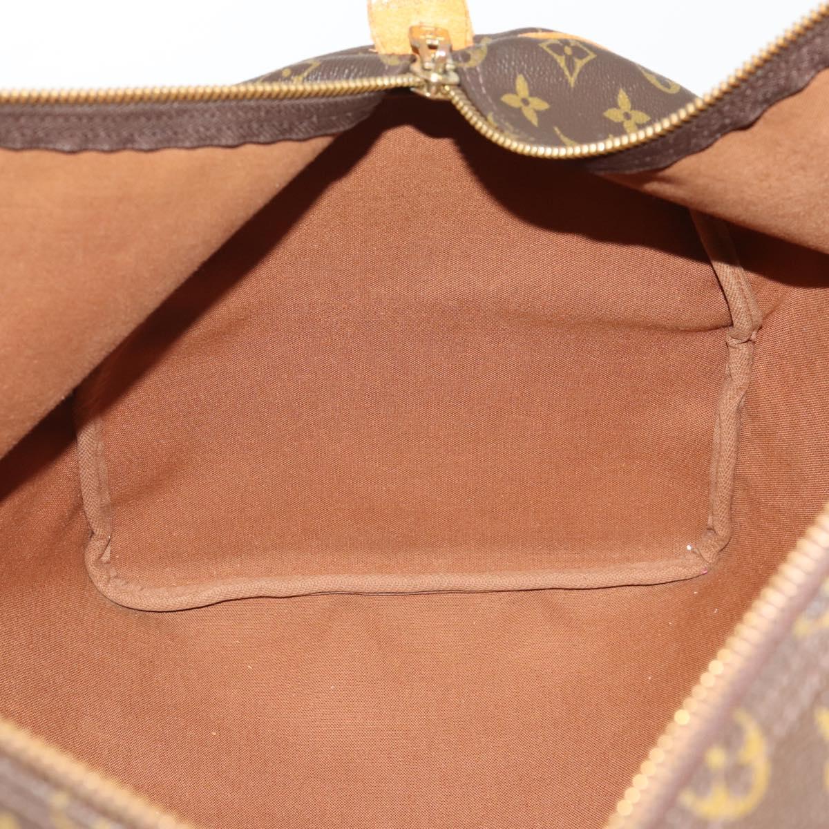 LOUIS VUITTON Monogram Keepall 55 Boston Bag M41424 LV Auth 193036