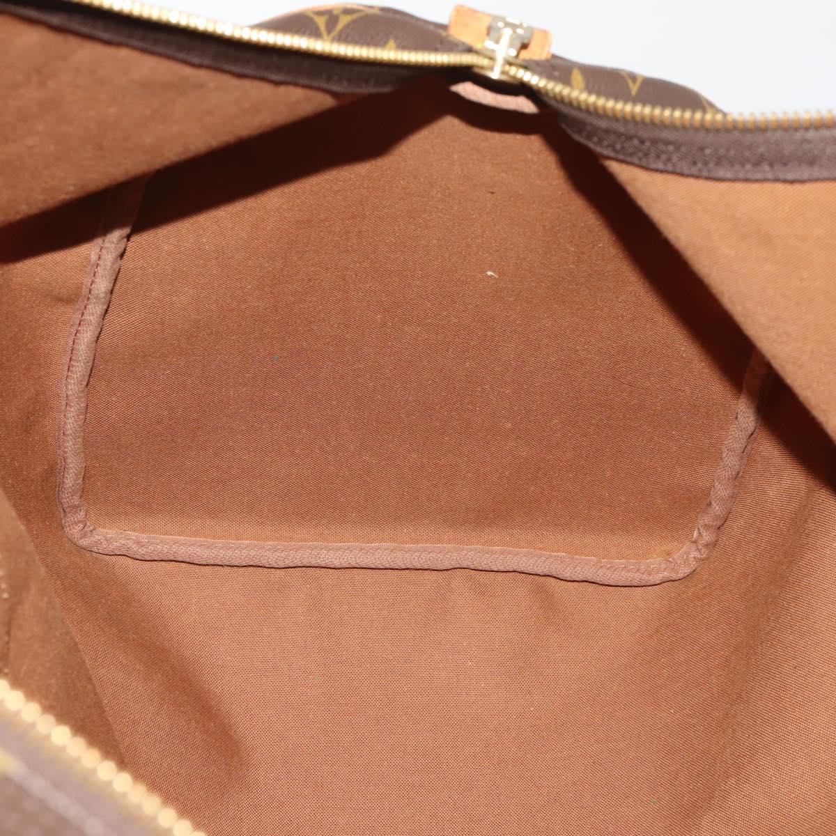 LOUIS VUITTON Monogram Keepall 55 Boston Bag M41424 LV Auth 193037