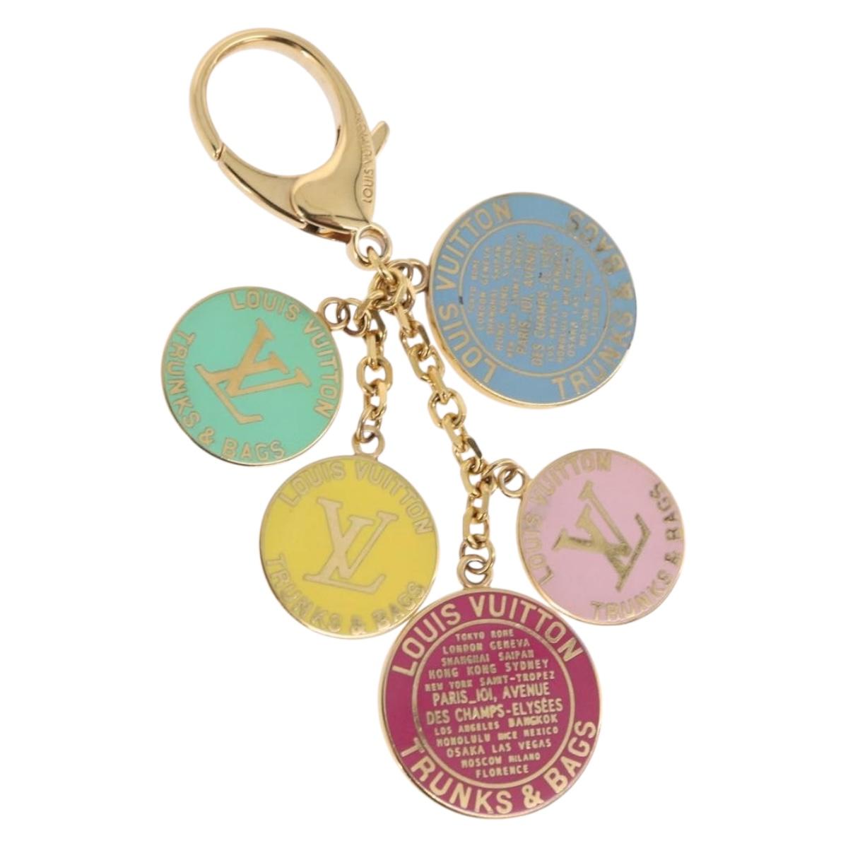 LOUIS VUITTON Porte Cles Gloves Charm metal Multicolor M65729 LV Auth 193039V